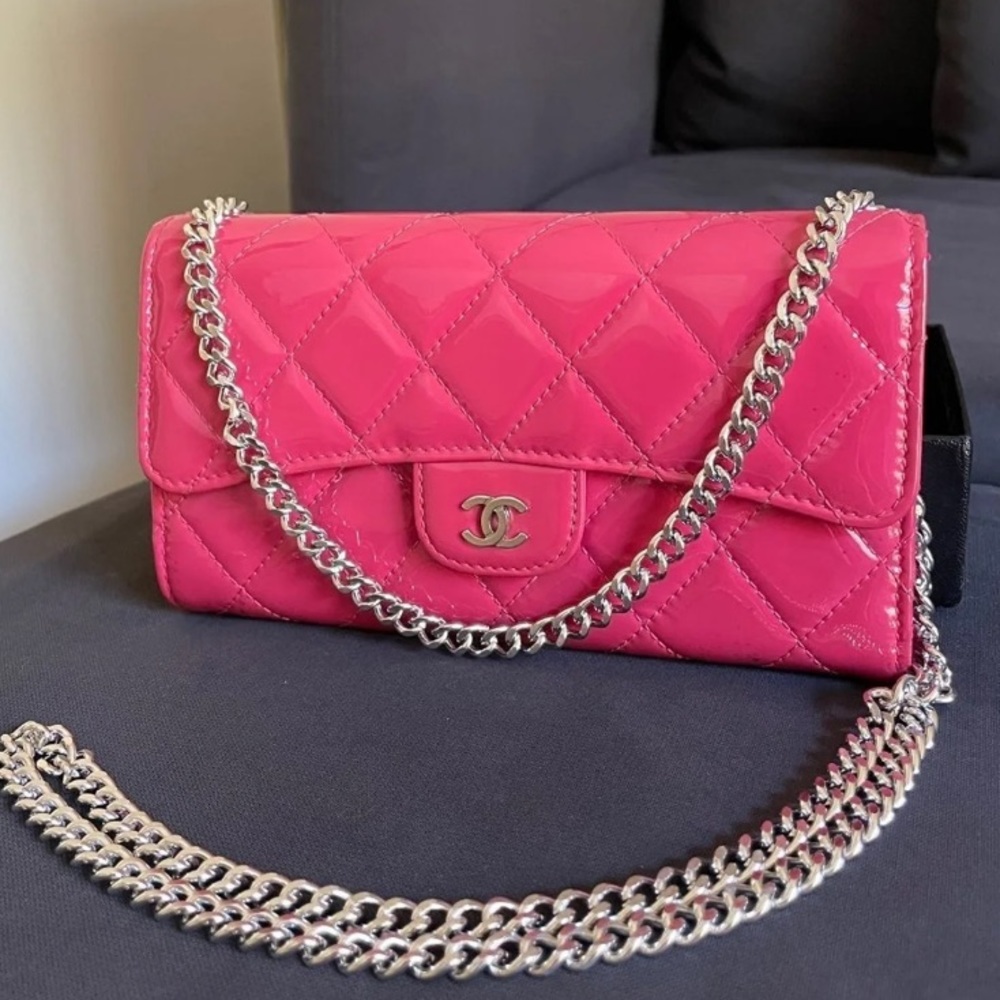 Authentic Chanel hot pink